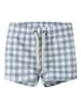 Lil Atelier Badehose "Finley" in Blau/ Weiß