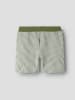 name it Shorts "Hans" in Khaki/ Weiß