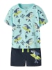 name it 2-delige outfit "Flaz" turquoise/donkerblauw