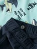 name it 2-delige outfit "Flaz" turquoise/donkerblauw