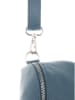 Zwillingsherz Skórzana saszetka "Crossbody" w kolorze niebieskim - 23 x 14 cm