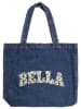 Zwillingsherz Shopper bag "Bella" w kolorze granatowym - 42 x 40 cm