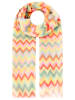 Zwillingsherz Schal "Zick Zack" in Bunt - (L)180 x (B)85 cm