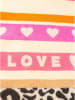 Zwillingsherz Driehoekige sjaal "Love Leo" beige/meerkleurig - (L)190 x (B)90 cm
