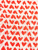 Zwillingsherz Sjaal "Herzchen Allover" rood/wit - (L)180 x (B)95 cm