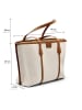 La Manufacture Royale Shopper "Vanuatu" in Beige/ Hellbraun - (B)44 x (H)29 x (T)14 cm