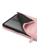 Puccini Laptoptasche "Linea" in Rosa - (B)38 x (H)28 x (T)3 cm