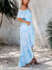 Milan Kiss Kleid in Hellblau