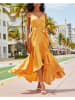 Milan Kiss Kleid in Senf