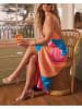Milan Kiss Kleid in Orange/ Blau