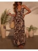 Milan Kiss Jurk zwart/beige