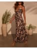 Milan Kiss Kleid in Schwarz/ Beige