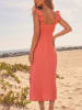 Milan Kiss Kleid in Lachs