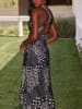 Milan Kiss Kleid in Schwarz/ Weiß