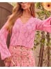 Milan Kiss Cardigan in Rosa