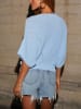 Milan Kiss Pullover in Hellblau