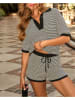 Milan Kiss Pullover in Schwarz/ Creme