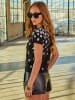 Milan Kiss Shirt in Schwarz/ Weiß