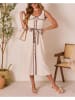 Milan Kiss Jurk beige/bruin