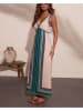 Milan Kiss Kleid in Beige/ Blau