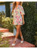 Milan Kiss Jurk beige/meerkleurig