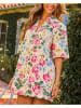 Milan Kiss Jurk beige/meerkleurig