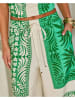 Milan Kiss Broek crème/groen