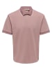 ONLY & SONS Koszulka polo "Onstomon" w kolorze różowym