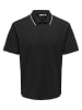 ONLY & SONS Koszulka polo "Onstomon" w kolorze czarnym
