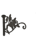 POSIWIO Wandhaken in Braun - (B)27 x (H)18 x (T)5 cm