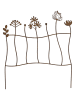 POSIWIO Rankgitter ''Blumen'' in Rostrot - (L)40 x (B)36 cm