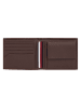 Tommy Hilfiger Skórzany portfel w kolorze jasnobrązowym - 11 x 10 x 2 cm