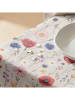 mint Deco Tafellaken "Floral Jalia" wit/roze/blauw