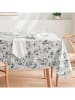 mint Deco Tischdecke "Floral Litoria" in Grau