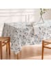 mint Deco Tischdecke "Floral Litoria" in Grau