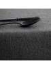 mint Deco Obrus "Smooth Samoa" w kolorze antracytowym
