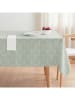 mint Deco Tafellaken "Alba" kaki/wit
