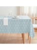 mint Deco Tischdecke "Ciel" in Türkis/ Weiß