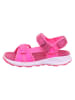 superfit Leren sandalen "Criss Cross" roze