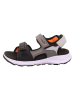superfit Leren sandalen "Criss Cross" zwart