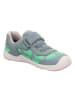 superfit Skórzane buty barefoot "Trace" w kolorze zielonym