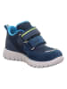 superfit Skórzane sneakersy "Sport 7" w kolorze granatowym