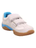 superfit Leren sneakers "Storm" crème/lichtblauw