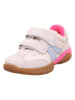 superfit Leder-Sneakers "Storm" in Creme/ Rosa