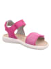 superfit Leder-Sandalen "Sparkle" in Pink
