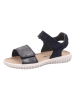 superfit Leder-Sandalen "Sparkle" in Schwarz