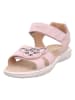 superfit Leren sandalen "Sparkle" lichtroze