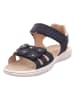 superfit Leren sandalen "Sparkle" donkerblauw