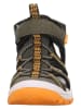 superfit Skórzane półsandały "Tornado Light" w kolorze khaki