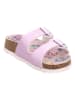 superfit Leder-Pantoletten in Rosa
